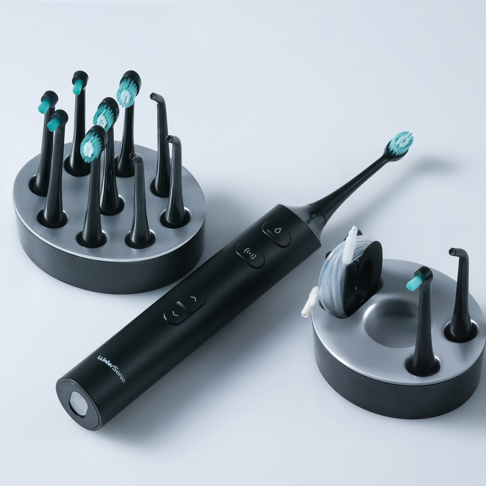 電動歯ブラシ Water Sonic 付属品フルセット Water Sonic フルセット】水流音波歯ブラシ Water Sonic