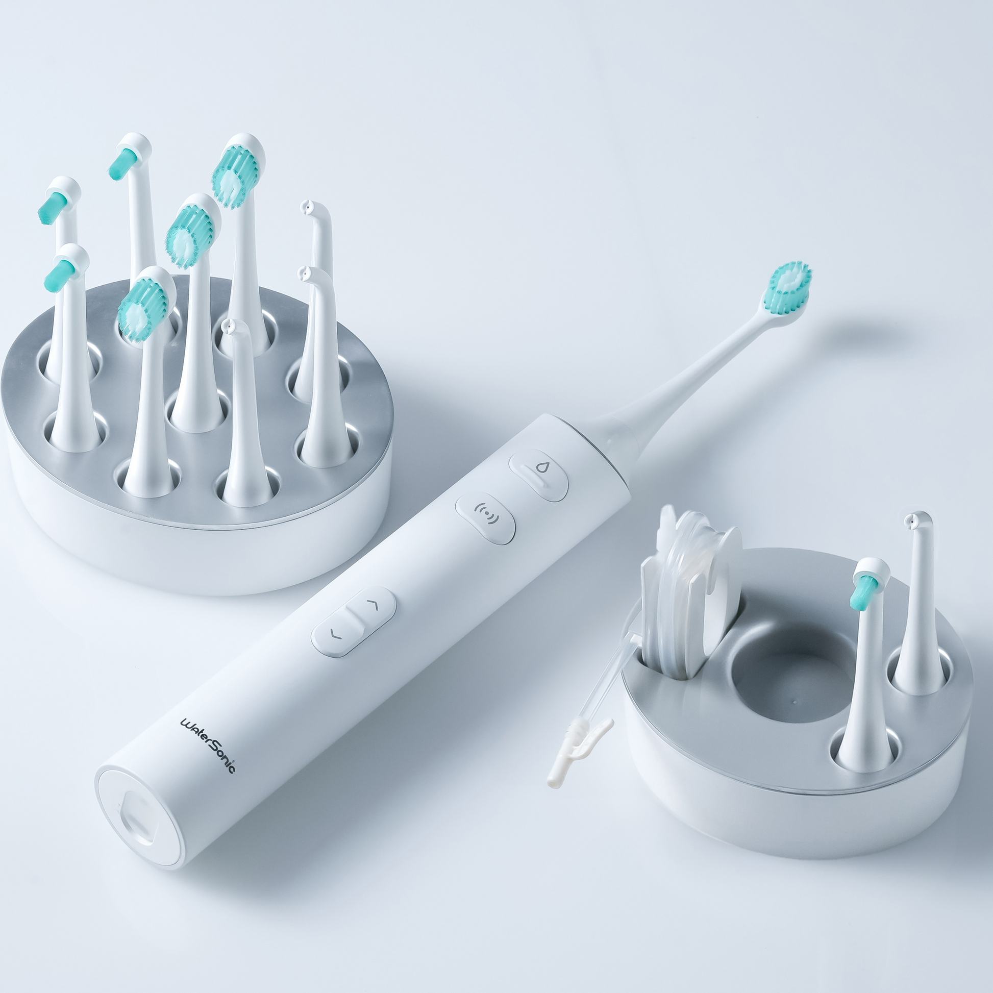 電動歯ブラシ Water Sonic 付属品フルセット Water Sonic フルセット】水流音波歯ブラシ Water Sonic
