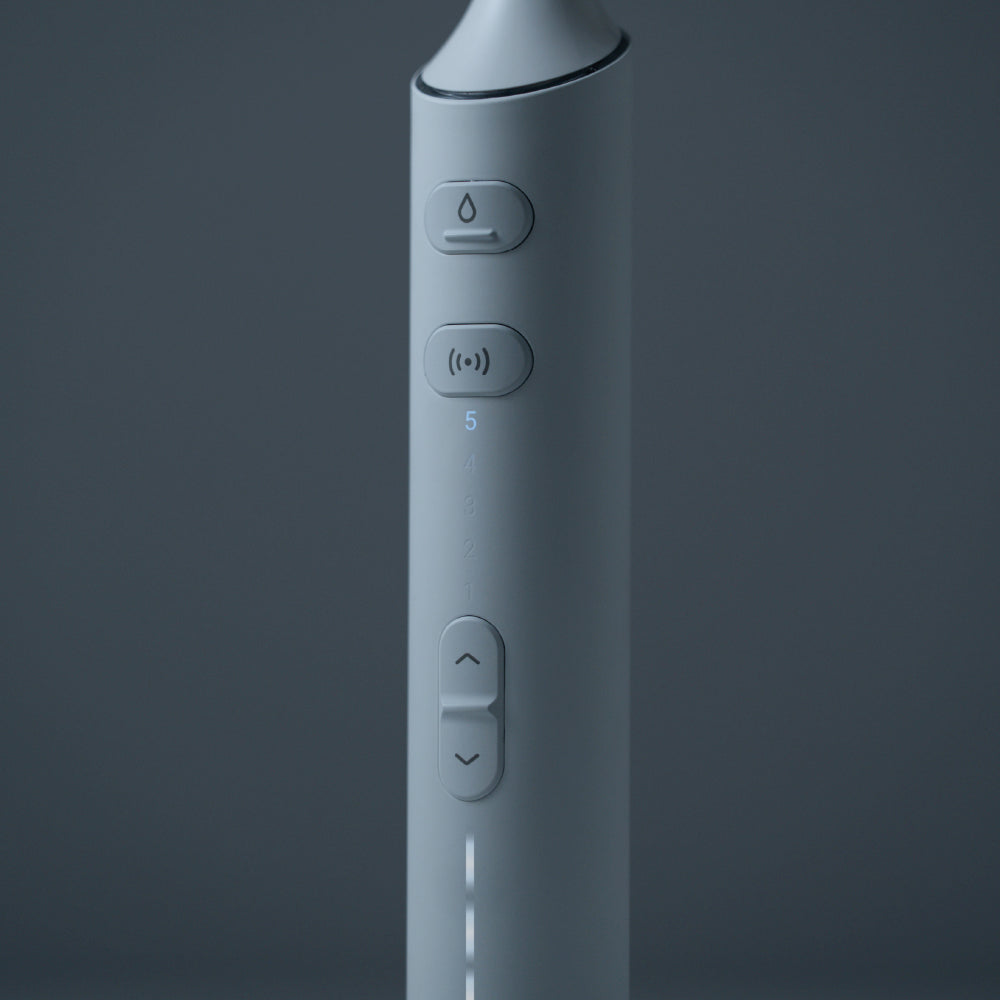 口腔洗浄器と音波振動の同時使用 Water Sonic ウォーターソニック 水流音波歯ブラシ本体